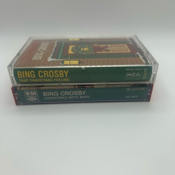 Bing Crosby Christmas cassettes, vintage , original case, retro - Picture 2 of 3